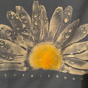 Life is Good Half Daisy Woman’s Tee Shirt